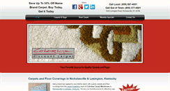 Desktop Screenshot of colorlinecarpetky.com